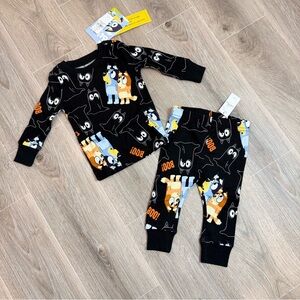 Bluey™ Unisex Graphic Snug-Fit Halloween Pajama Set for Toddler/Baby 6-12 months